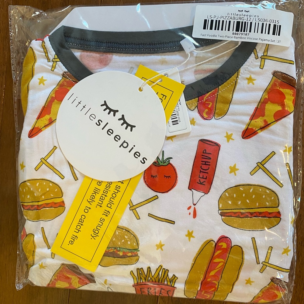 Little sleepies pj set 3T